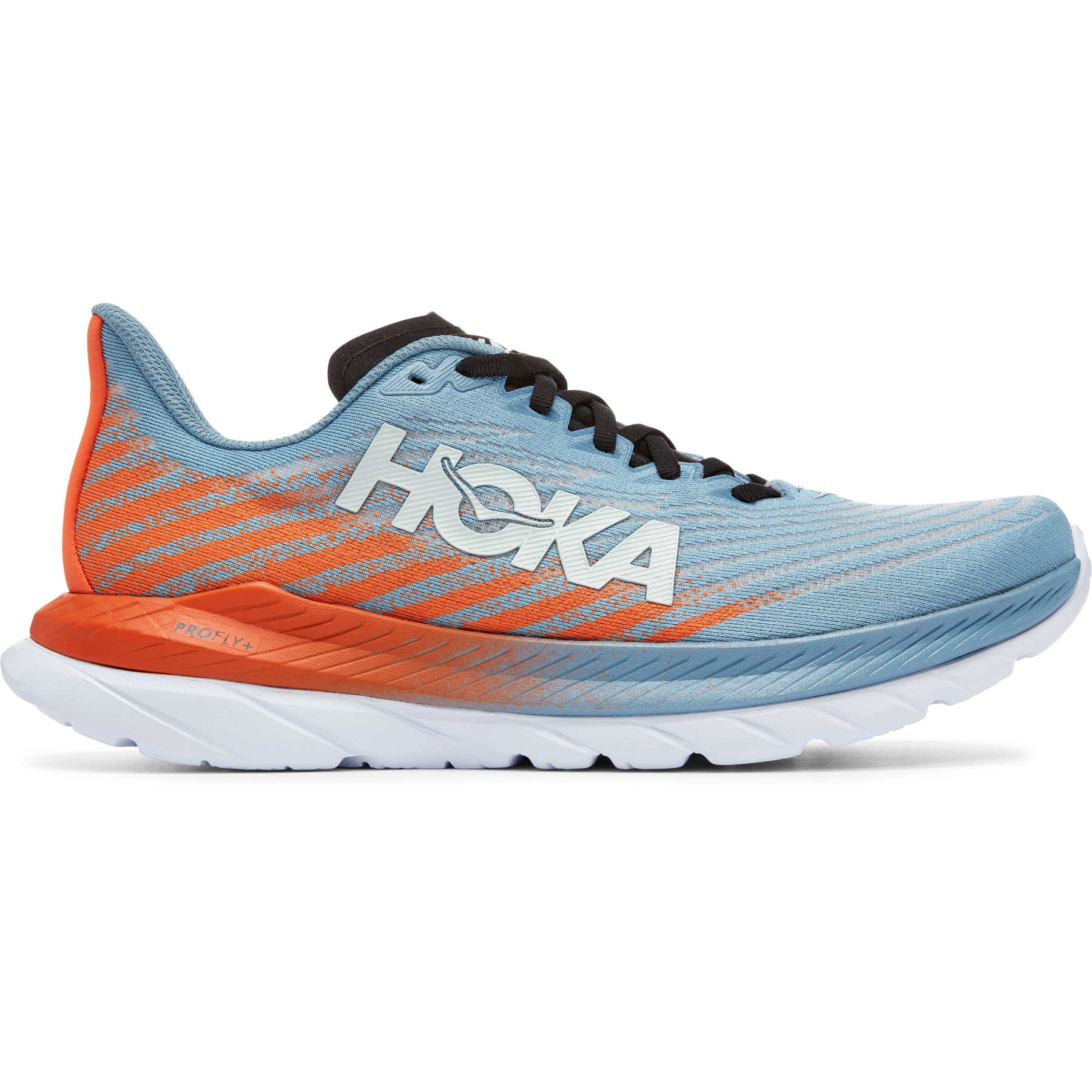 Hoka One One Mach 5 for men, Mountain Spring/Puffins Bill, size 13 D medium.