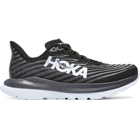 Hoka One One Mach 5 Women's Running Shoe, Black/Castlerock, Size 7 Medium