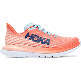 Hoka One One Mach 5 Women's Running Shoes, Camellia/Peach Parfait, Size 10 (B Medium)