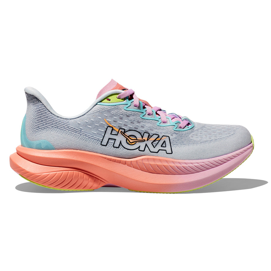 Hoka One One Mach 6 Grey Pink Blue