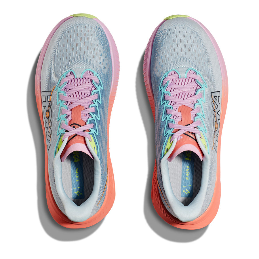 Hoka One One Mach 6 Grey Pink Blue