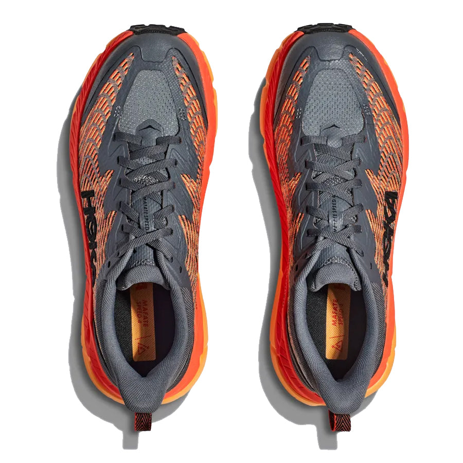 Hoka One One Mafate Speed 4 - Orange Grey.