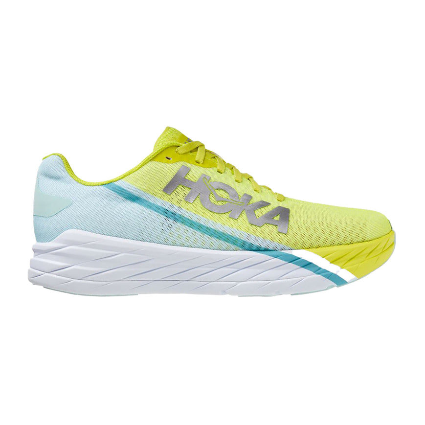 Hoka One One Rocket X, Blue Glass/Evening Primrose - 11 D Medium