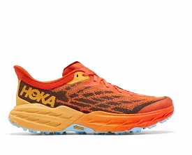 Hoka One One Speedgoat 5 Men's Shoes, Puffins Bill/Amber Yellow, Size 11.5 2E Wide