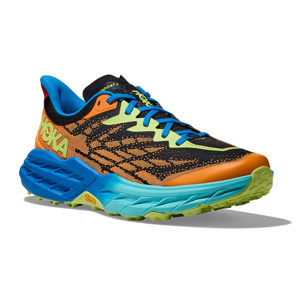 Hoka Speedgoat 5 Naranja Azul Verde