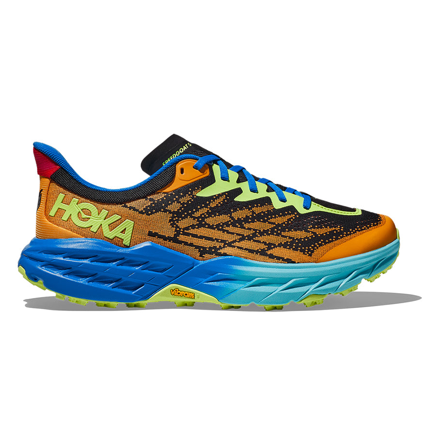 Hoka Speedgoat 5 Naranja Azul Verde