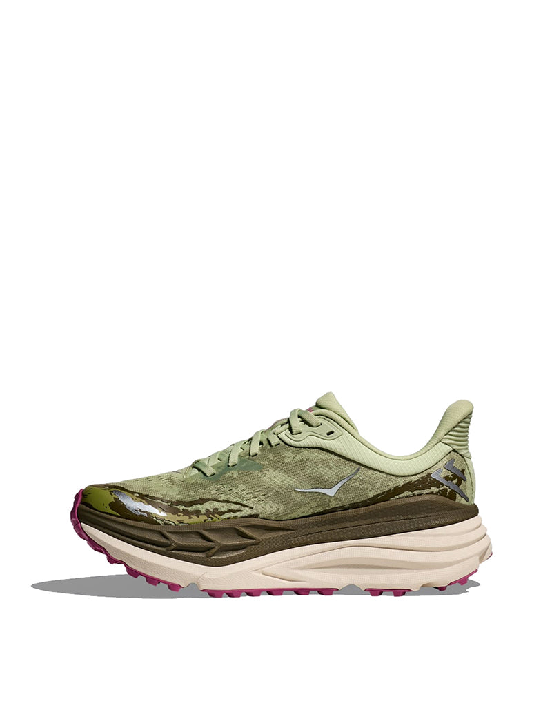 Hoka Stinson 7 Women's Trainer - Seed Green / Beet Root