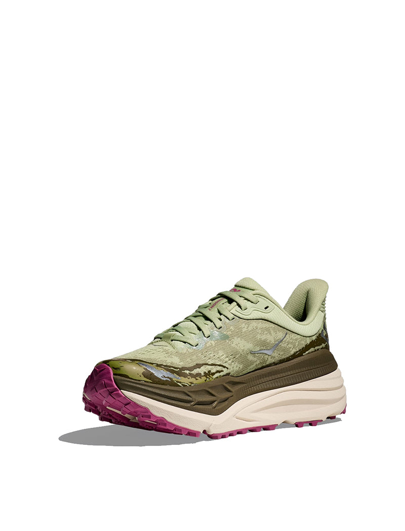 Hoka Stinson 7 Women's Trainer - Seed Green / Beet Root