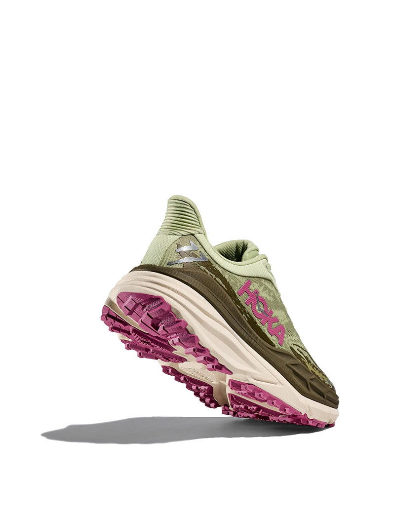 Hoka Stinson 7 Women's Trainer - Seed Green / Beet Root