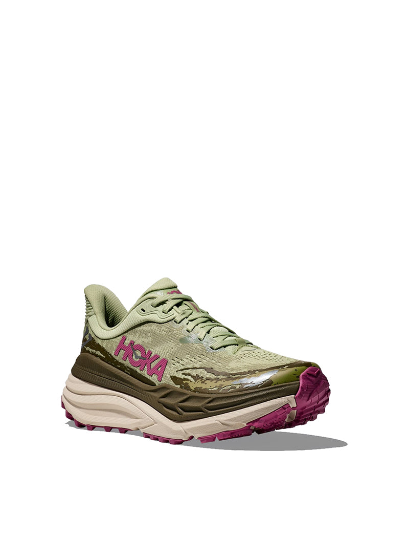 Hoka Stinson 7 Women's Trainer - Seed Green / Beet Root