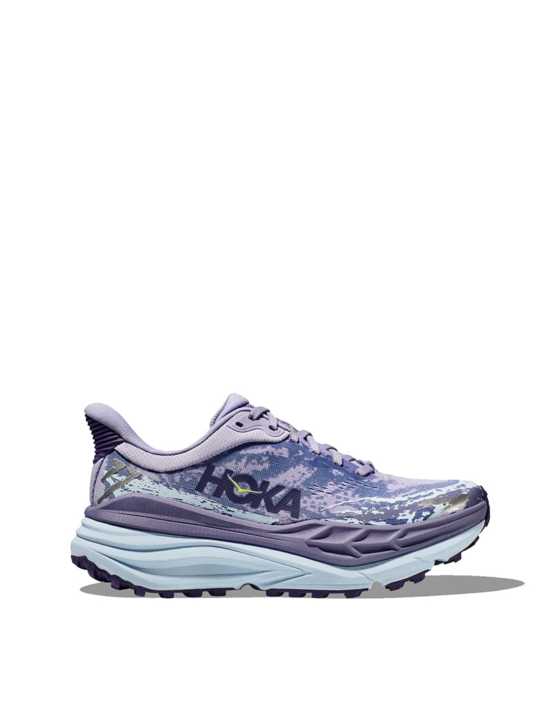 Hoka Women's Stinson 7 Sky/Meteor Trainer.