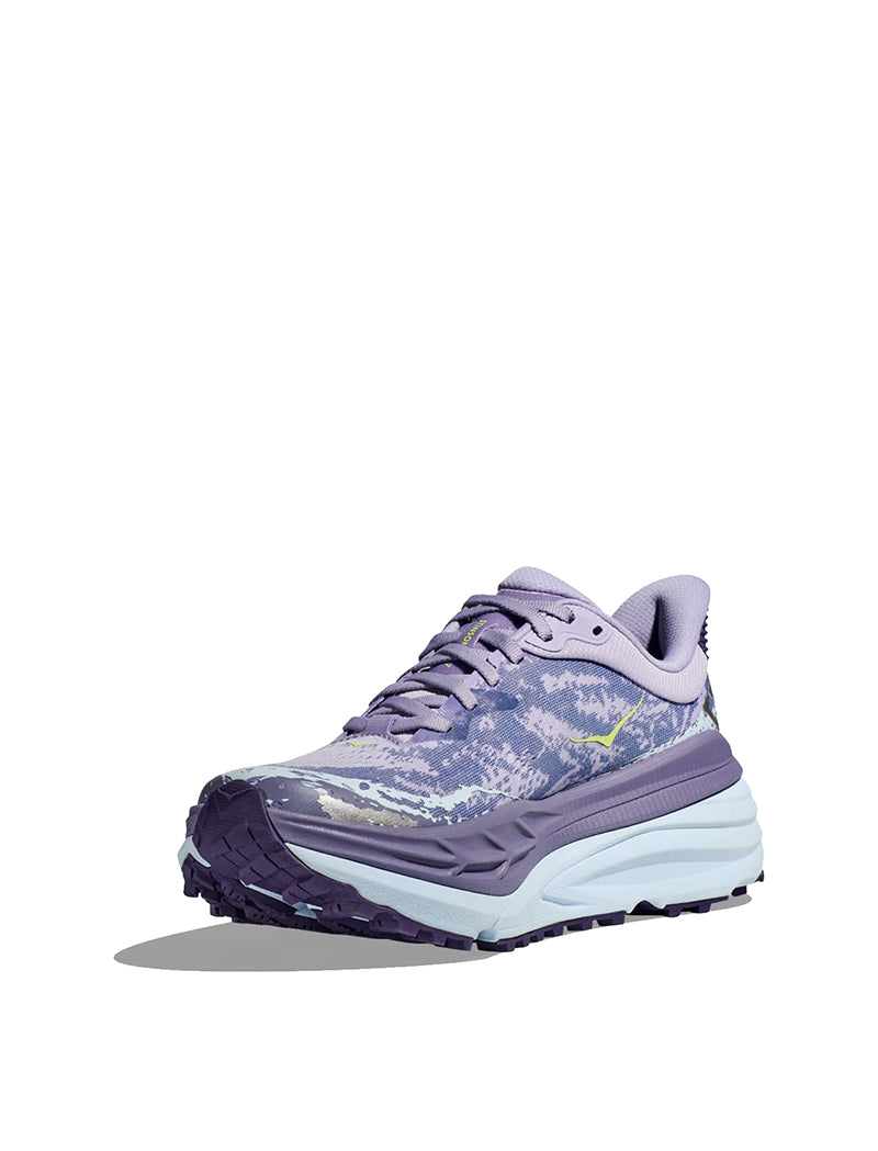 Hoka Women's Stinson 7 Sky/Meteor Trainer.