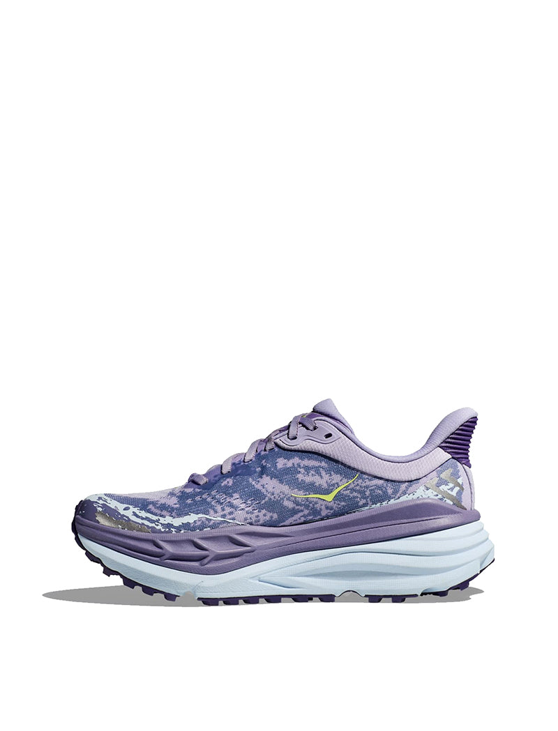 Hoka Women's Stinson 7 Sky/Meteor Trainer.