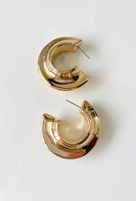 Hoop earrings with primal allure