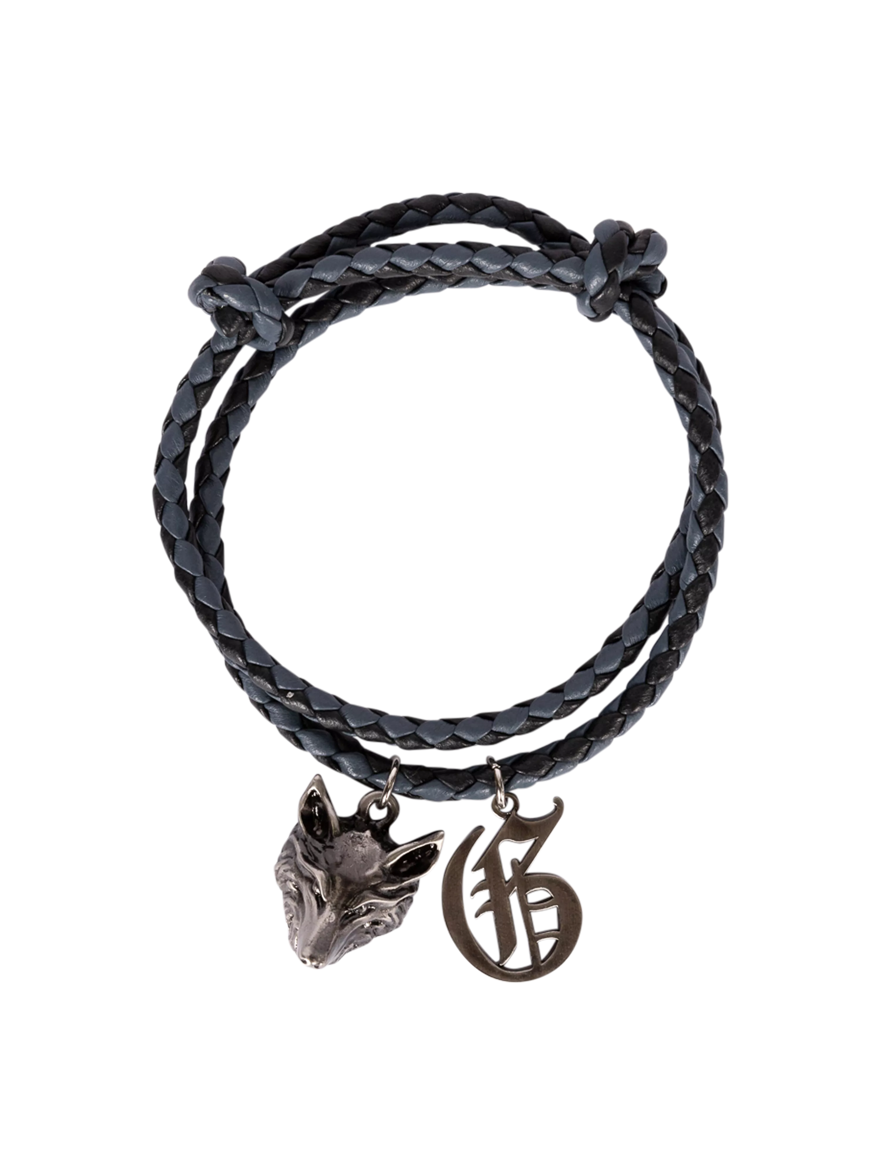 Icon Leather Braid Bracelet