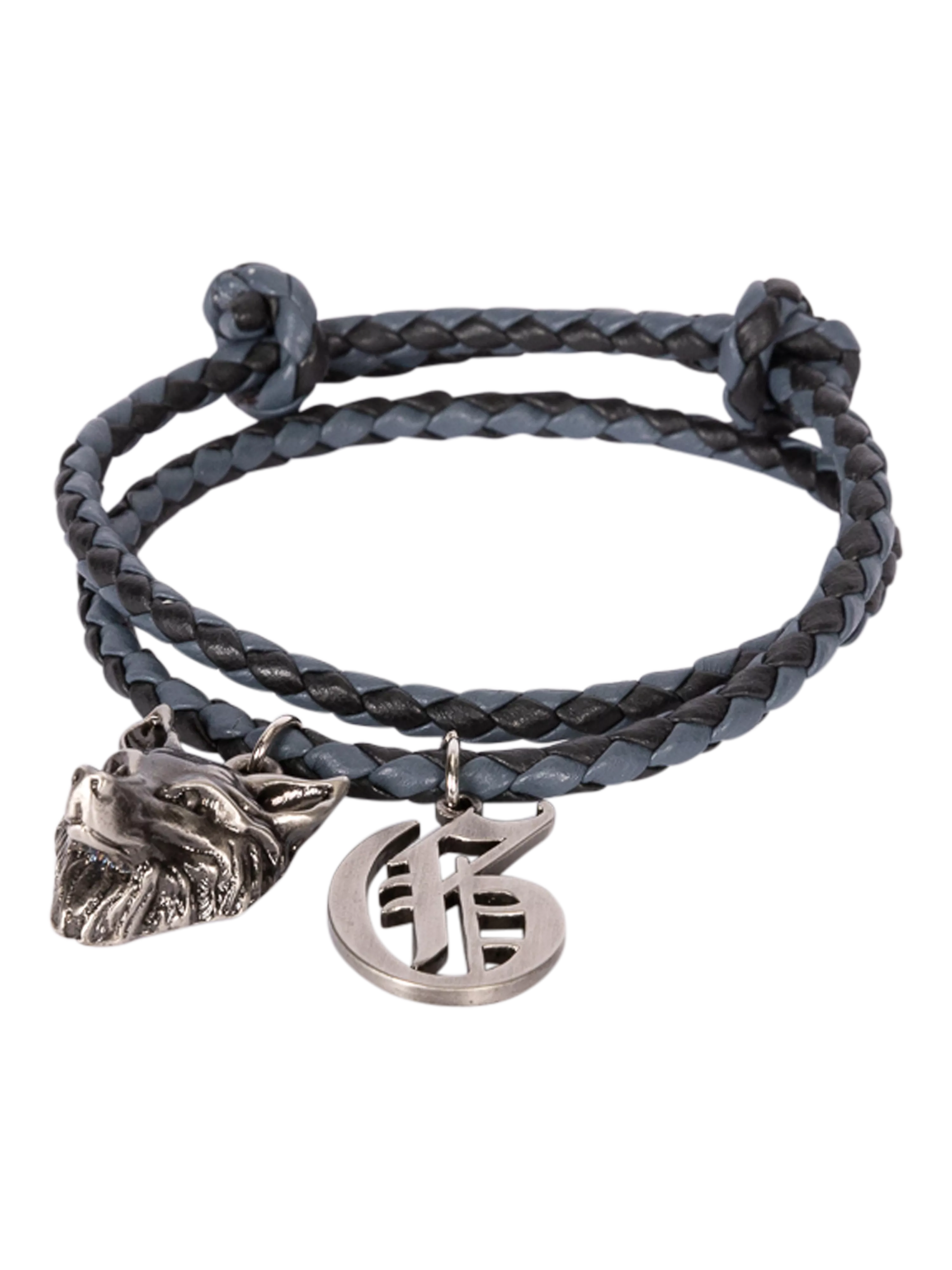 Icon Leather Braid Bracelet