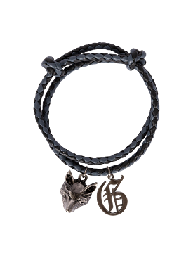 Icon Leather Braid Bracelet