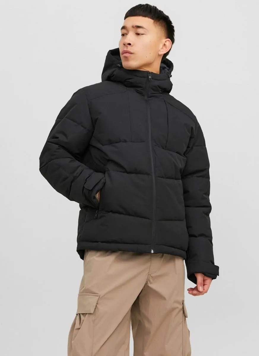 Jack Jones Otis Puffer Hybrid Jacket Black