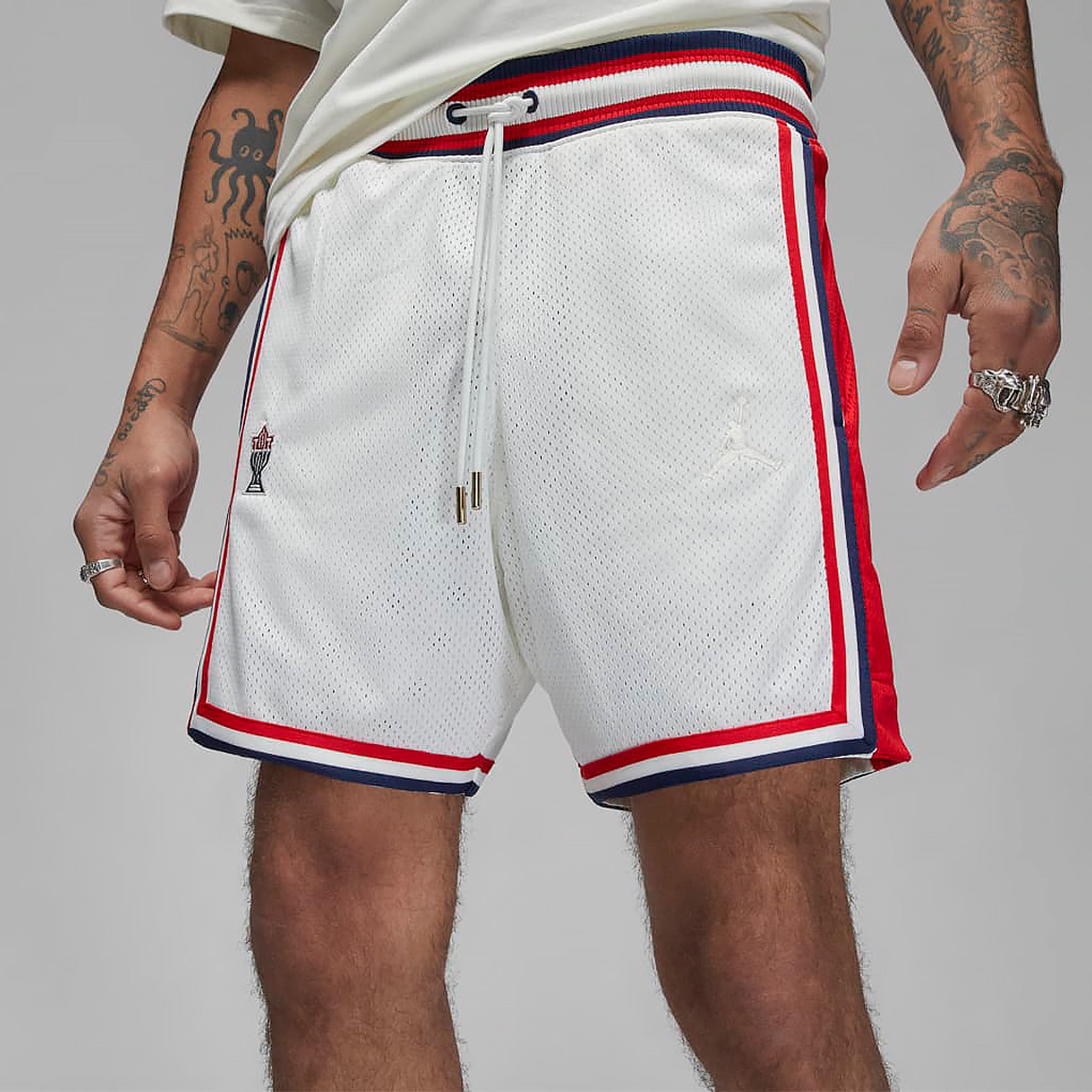 Jordan White Game Shorts – Trophy Room Official Website.