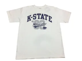 Kansas State Wildcats Gear for Sports White Short Sleeve Crew Neck T-Shirt (Large)