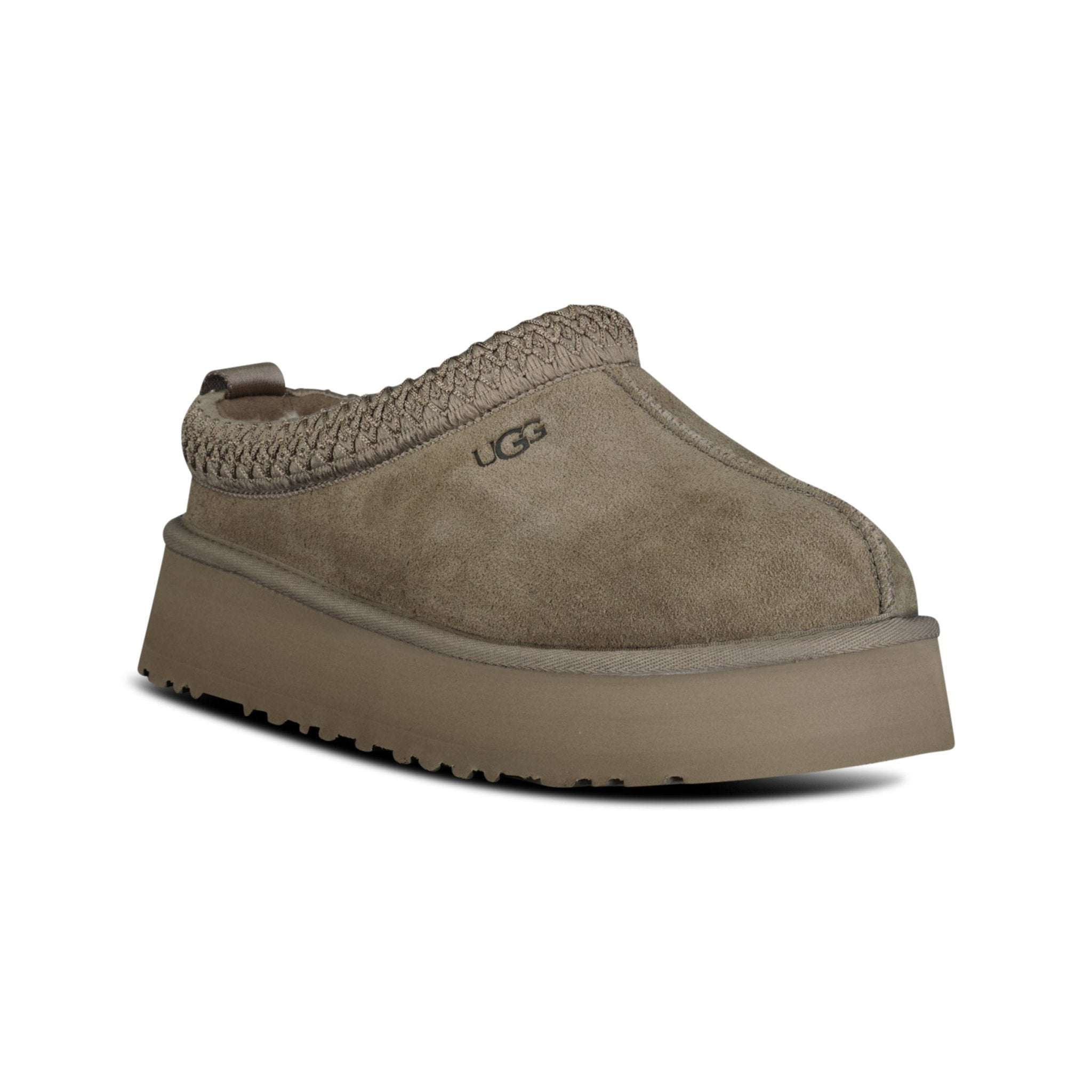 Keyword: UGG TAZZ Grey Plume Slippers