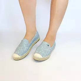 KG light blue canvas slip-on espadrille for sale - Shop now!