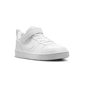 Kids Preschool Court Borough Low Recraft White sneakers.