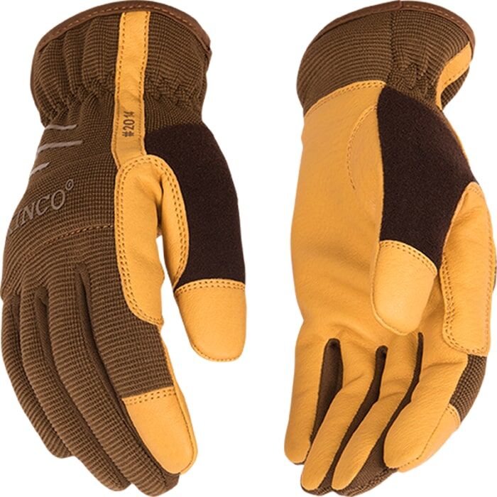 Kinco Kids KincoPro Synthetic Gloves Brown