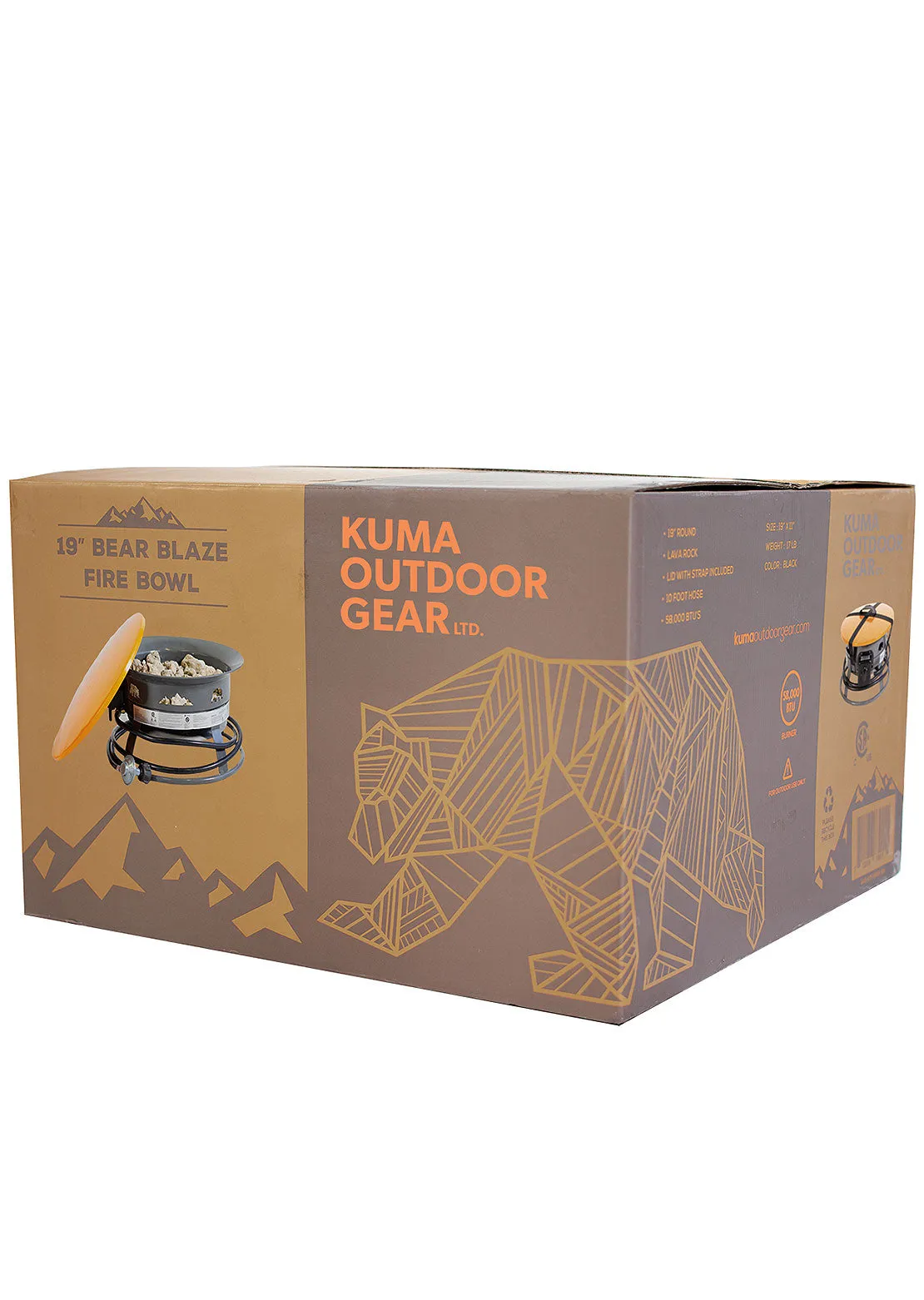 Kuma Outdoor Gear Bear Blaze Fire Pit Lid