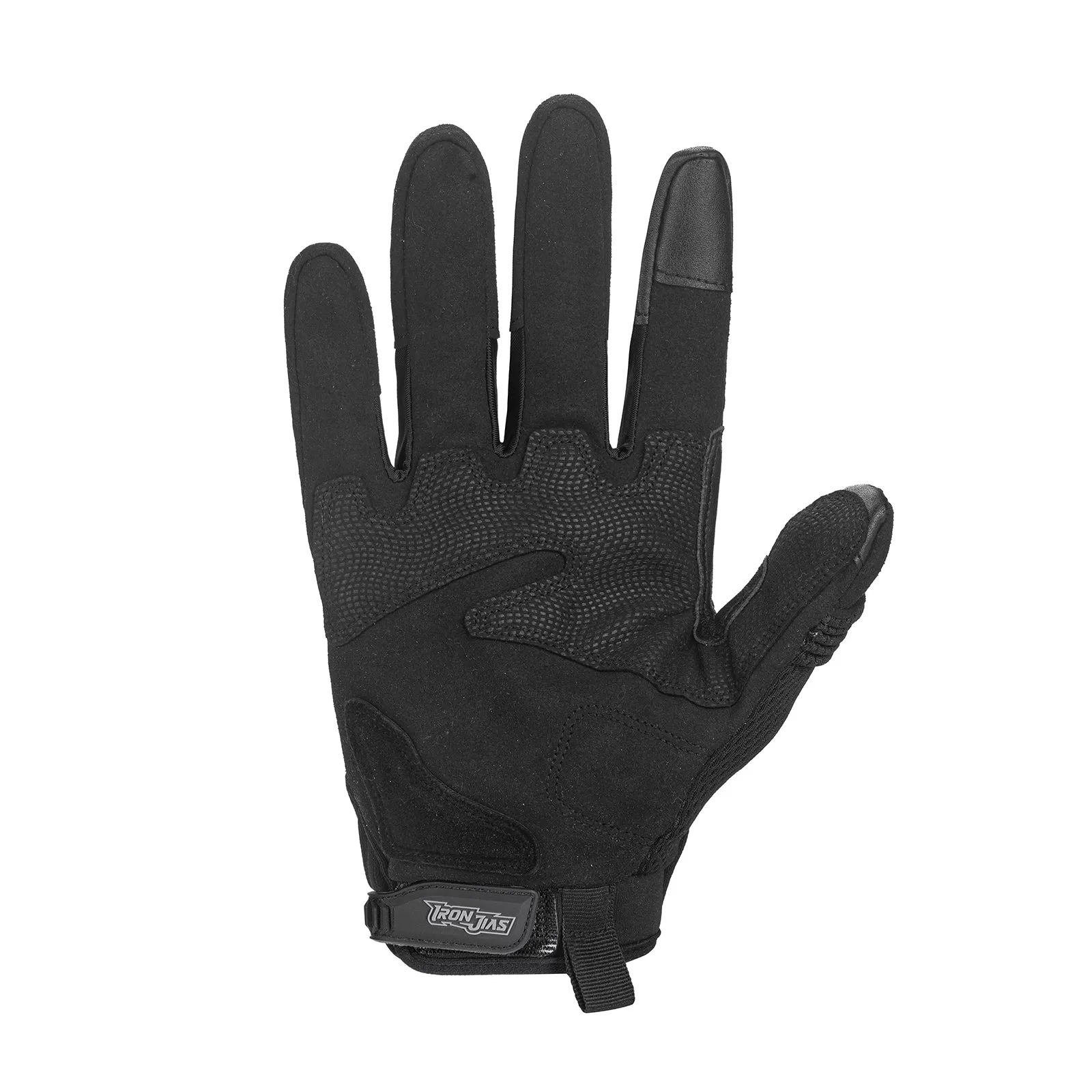 Leather and Mesh Motorcycle Gloves JIA028