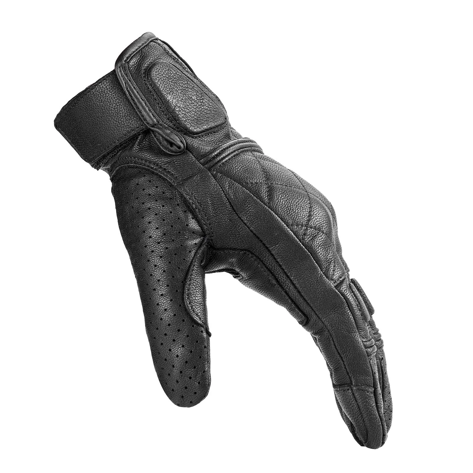 Leather Motorcycle Gloves JIA15