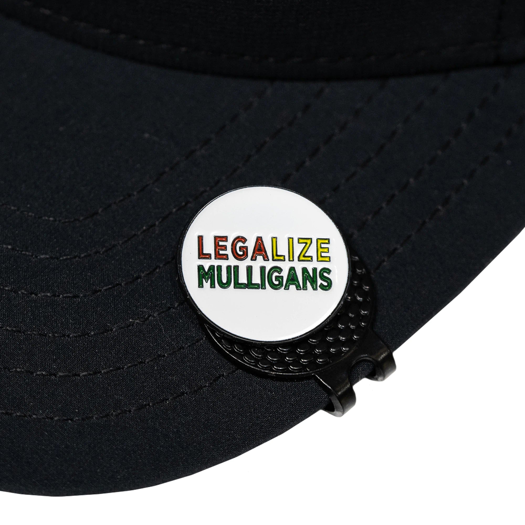 Legalize Mulligans Metal Hat Clip Golf Ball Marker