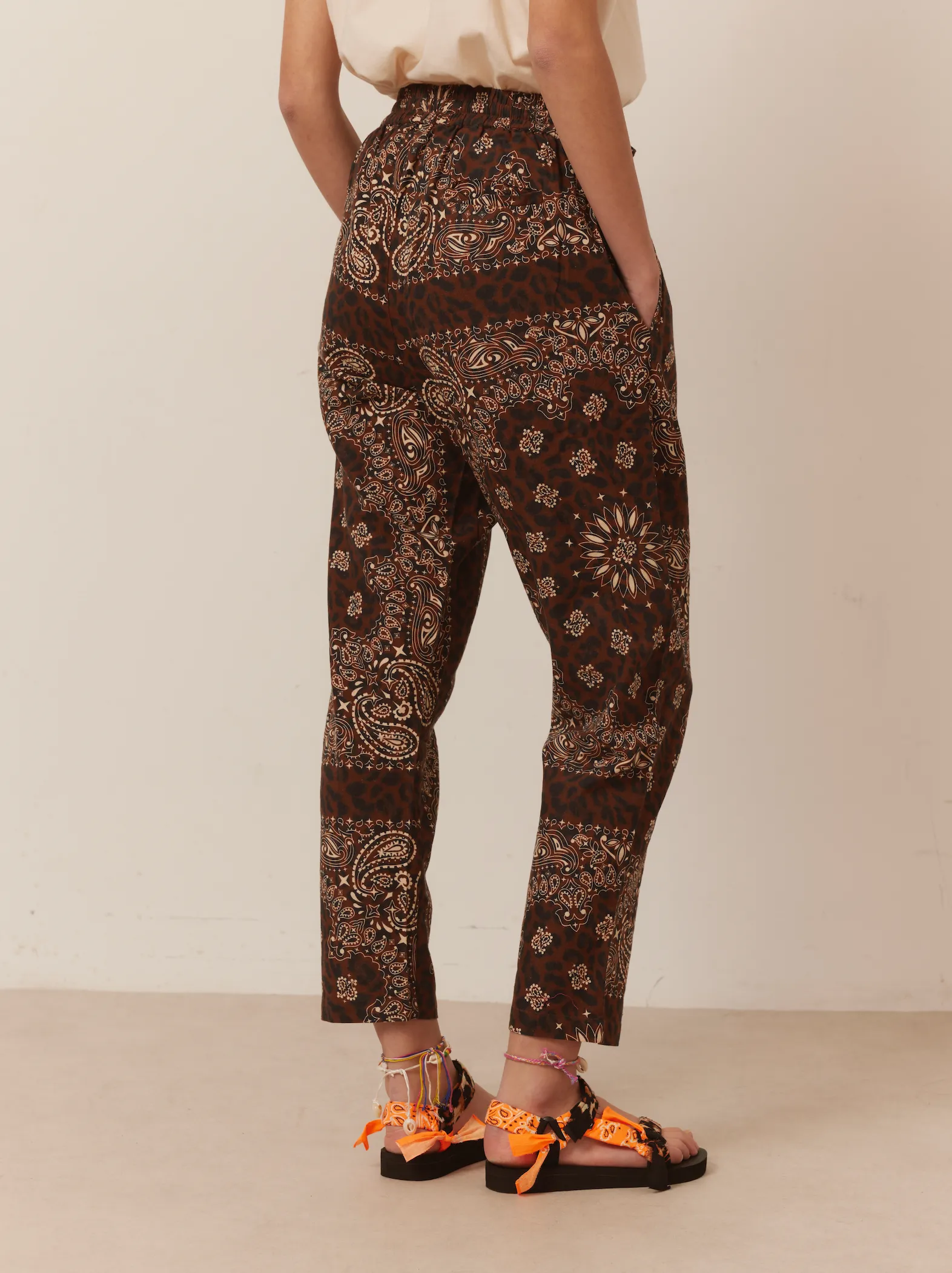 Spotted Print Trousers