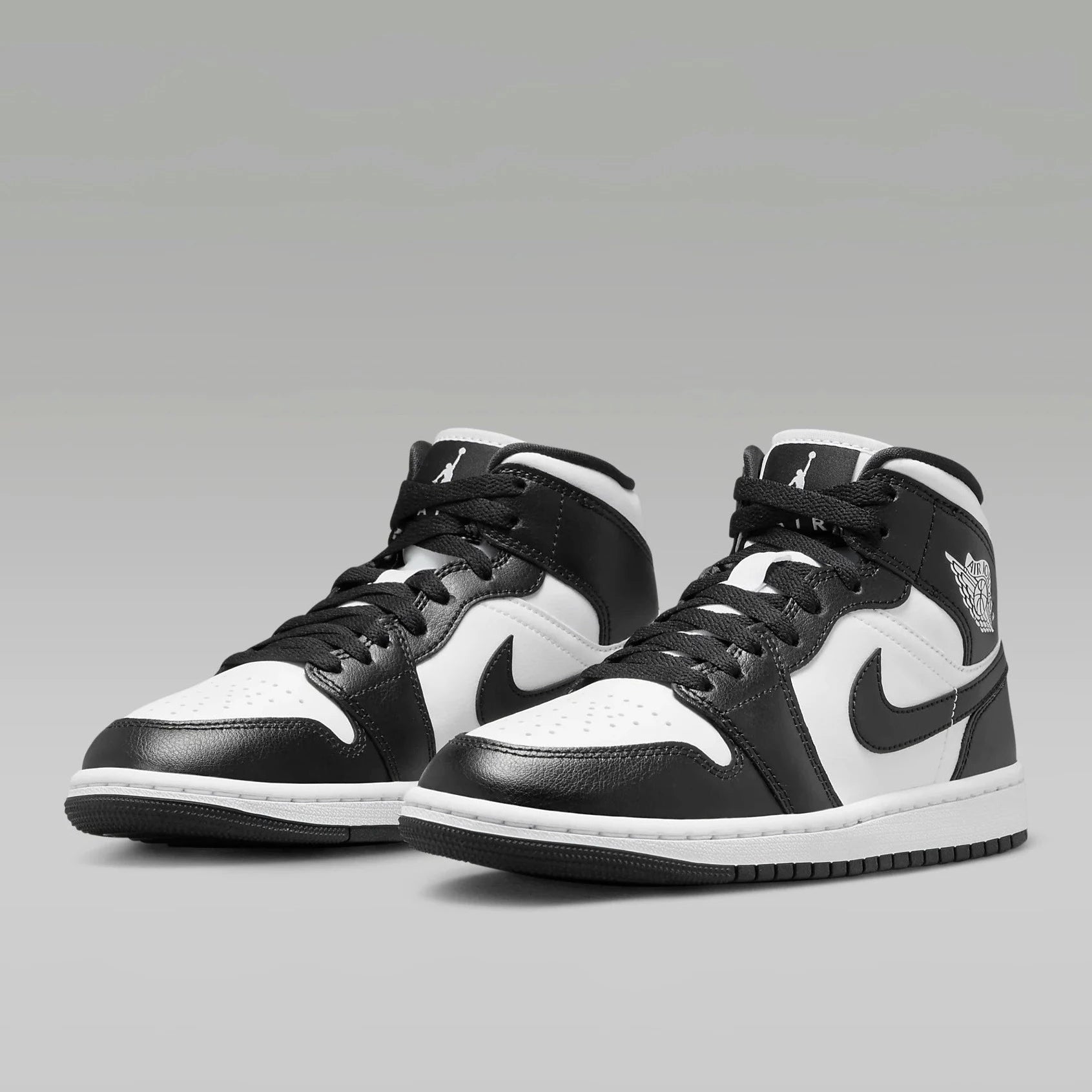 Limited Edition Air Jordan 1 Women Mid Black White