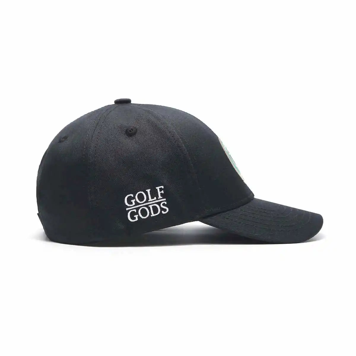 Low-performing Golfer Hat - Black SnapBack Golf Cap with Curved Brim