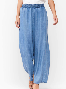 Lucky Long Pull On Pant - Indigo: Shop now for this stylish indigo pull-on pant.