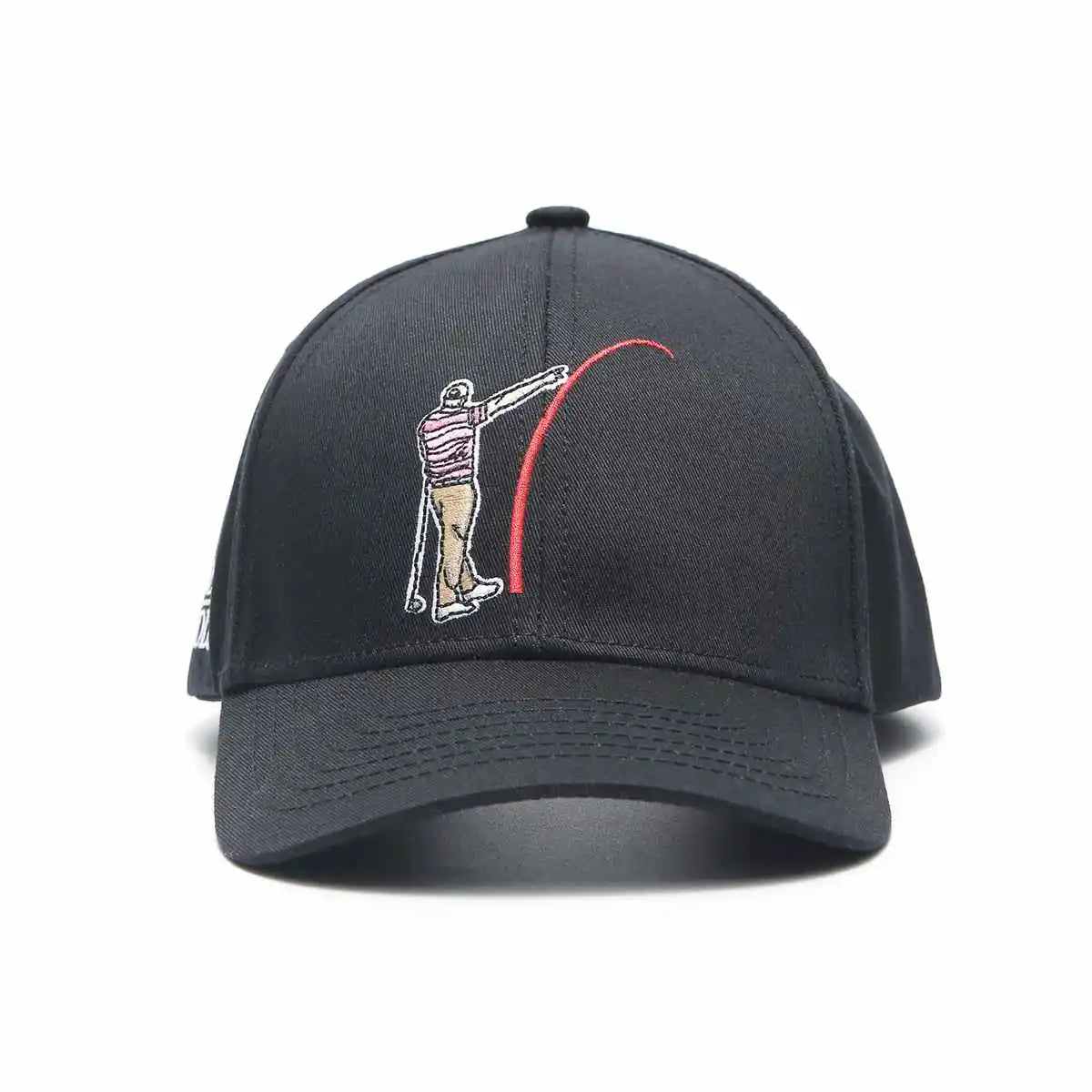 Mad Slicer Black Golf Hat - Curved Brim