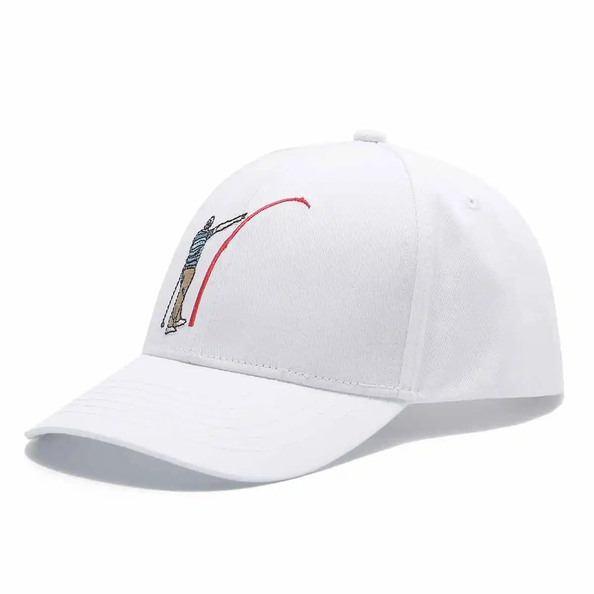 Mad Slicer White SnapBack Golf Hat - Curved Brim: Golf Hat, Curved Brim, White Hat, SnapBack Hat, Mad Slicer