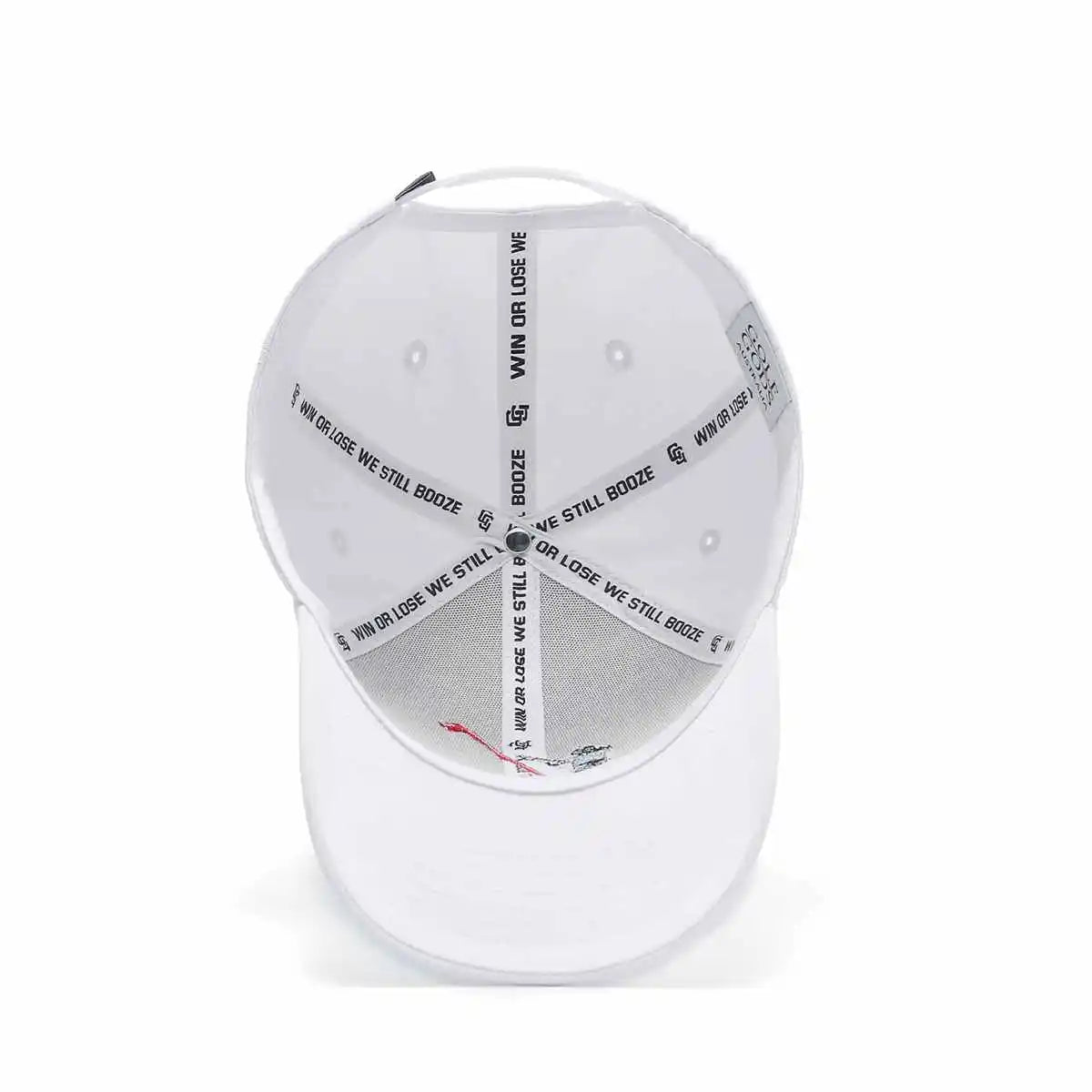 Mad Slicer White SnapBack Golf Hat - Curved Brim: Golf Hat, Curved Brim, White Hat, SnapBack Hat, Mad Slicer