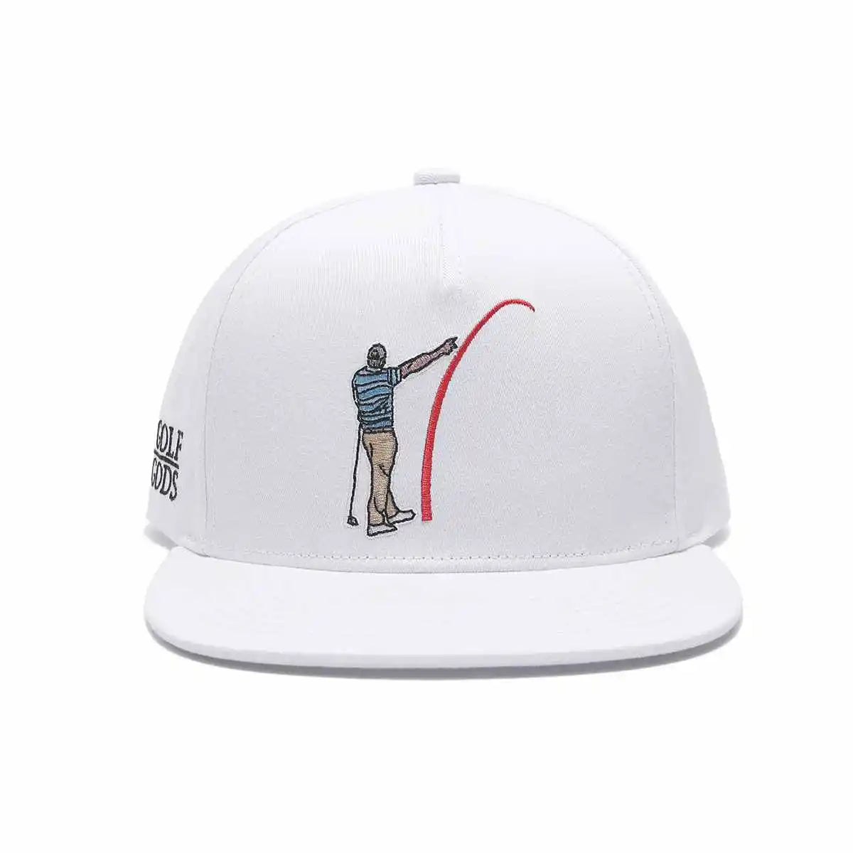 Mad Slicer White SnapBack Golf Hat - Flat Brim, google seo