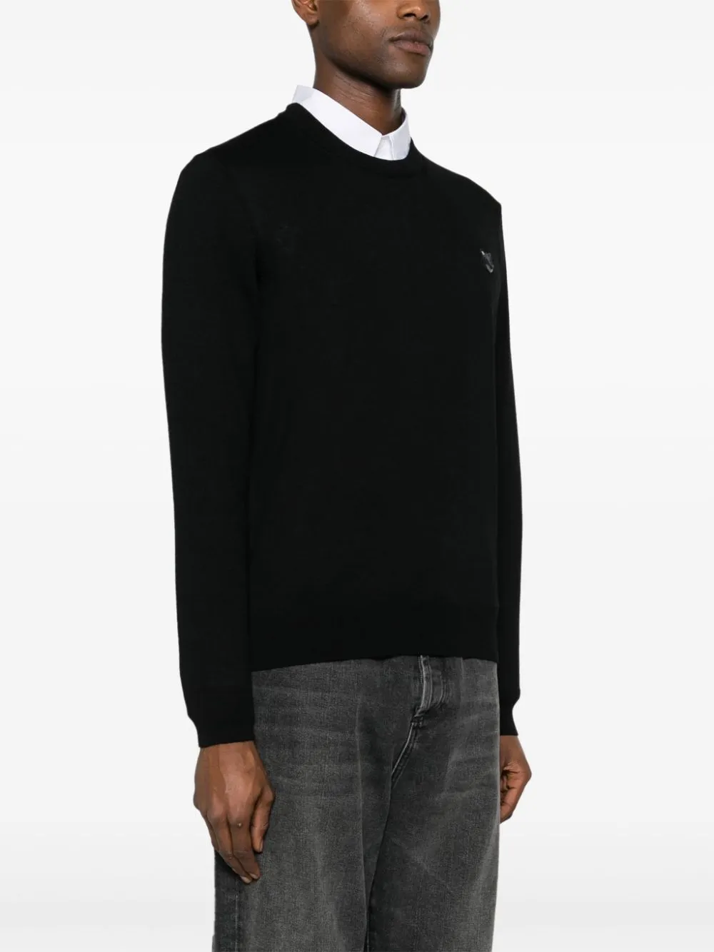 Black Maison Kitsune Sweaters