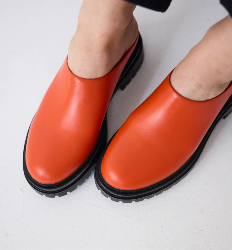 Mango Delphine Leather Clog