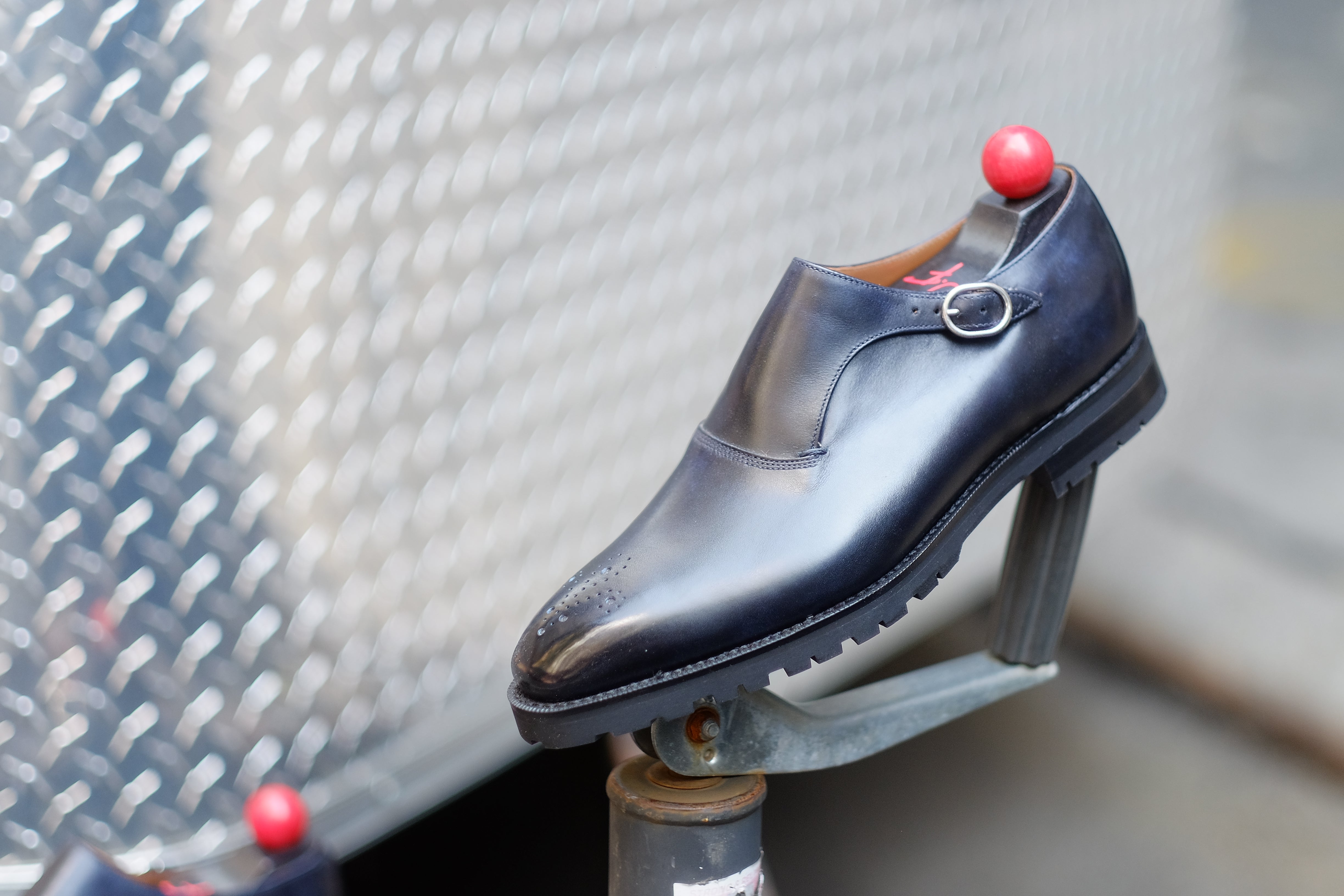 Martel - Navy Museum Calf: High-Quality Navy Museum Calf Leather Shoes for Distinguished Gentlemen.