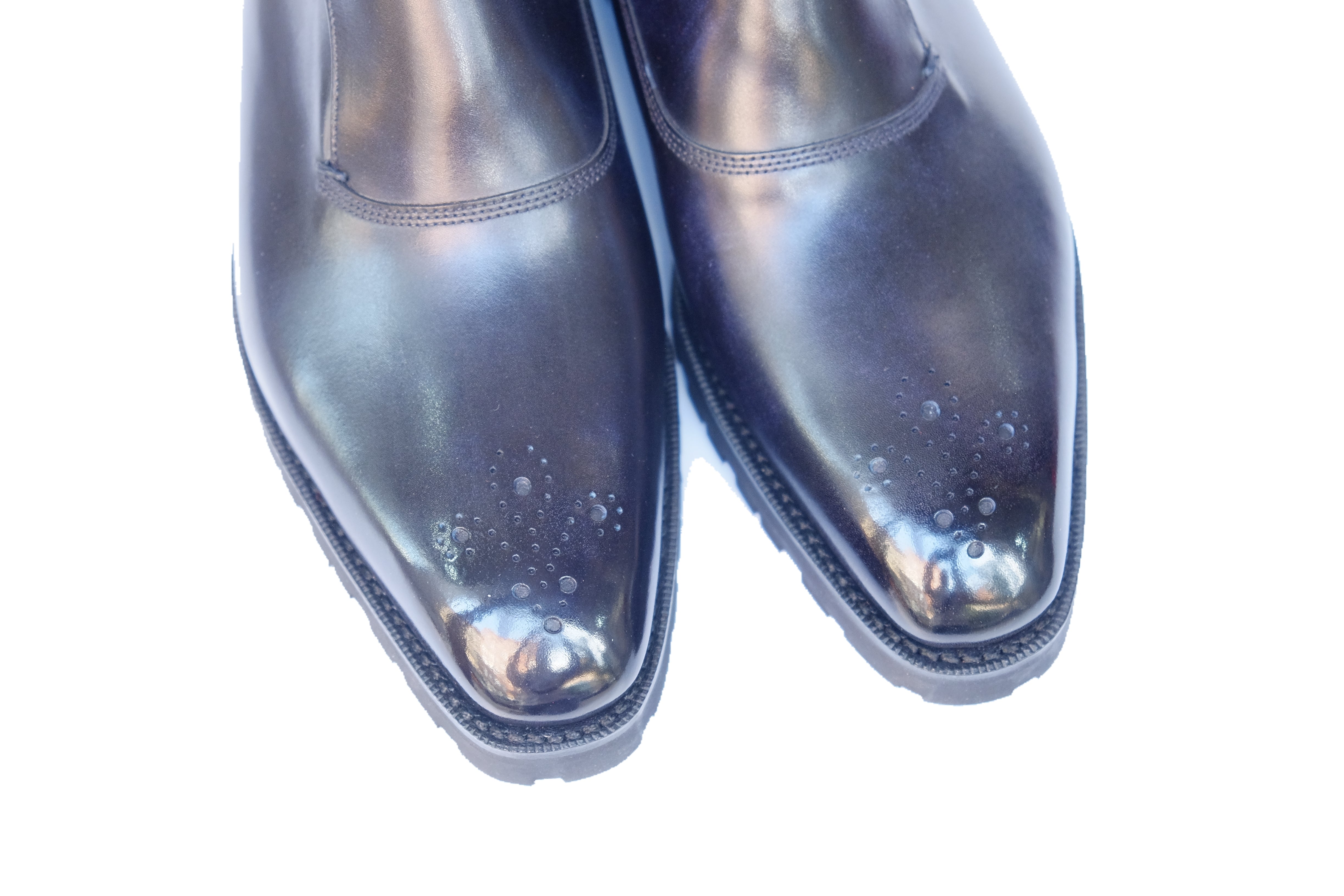 Martel - Navy Museum Calf: High-Quality Navy Museum Calf Leather Shoes for Distinguished Gentlemen.