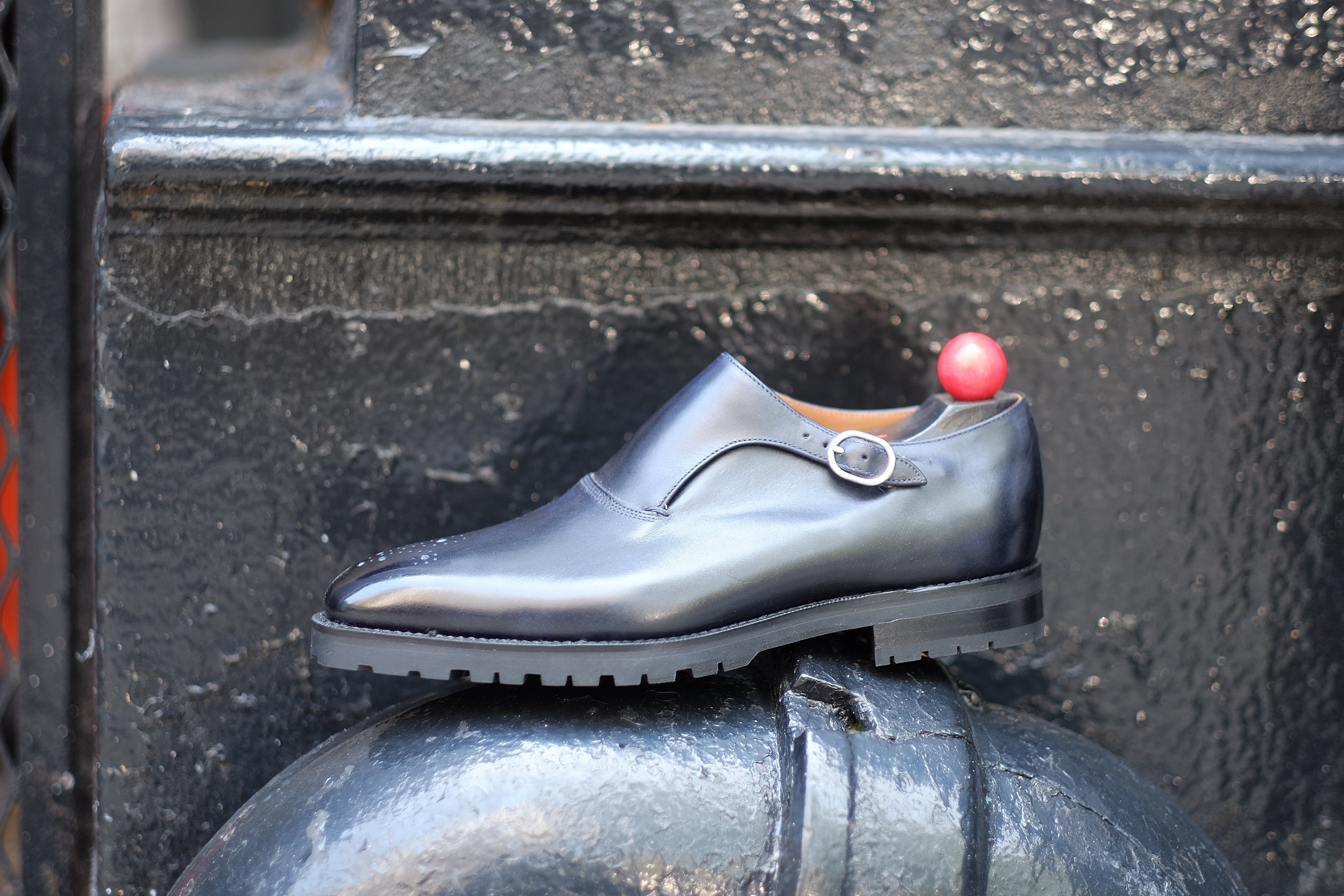 Martel - Navy Museum Calf: High-Quality Navy Museum Calf Leather Shoes for Distinguished Gentlemen.