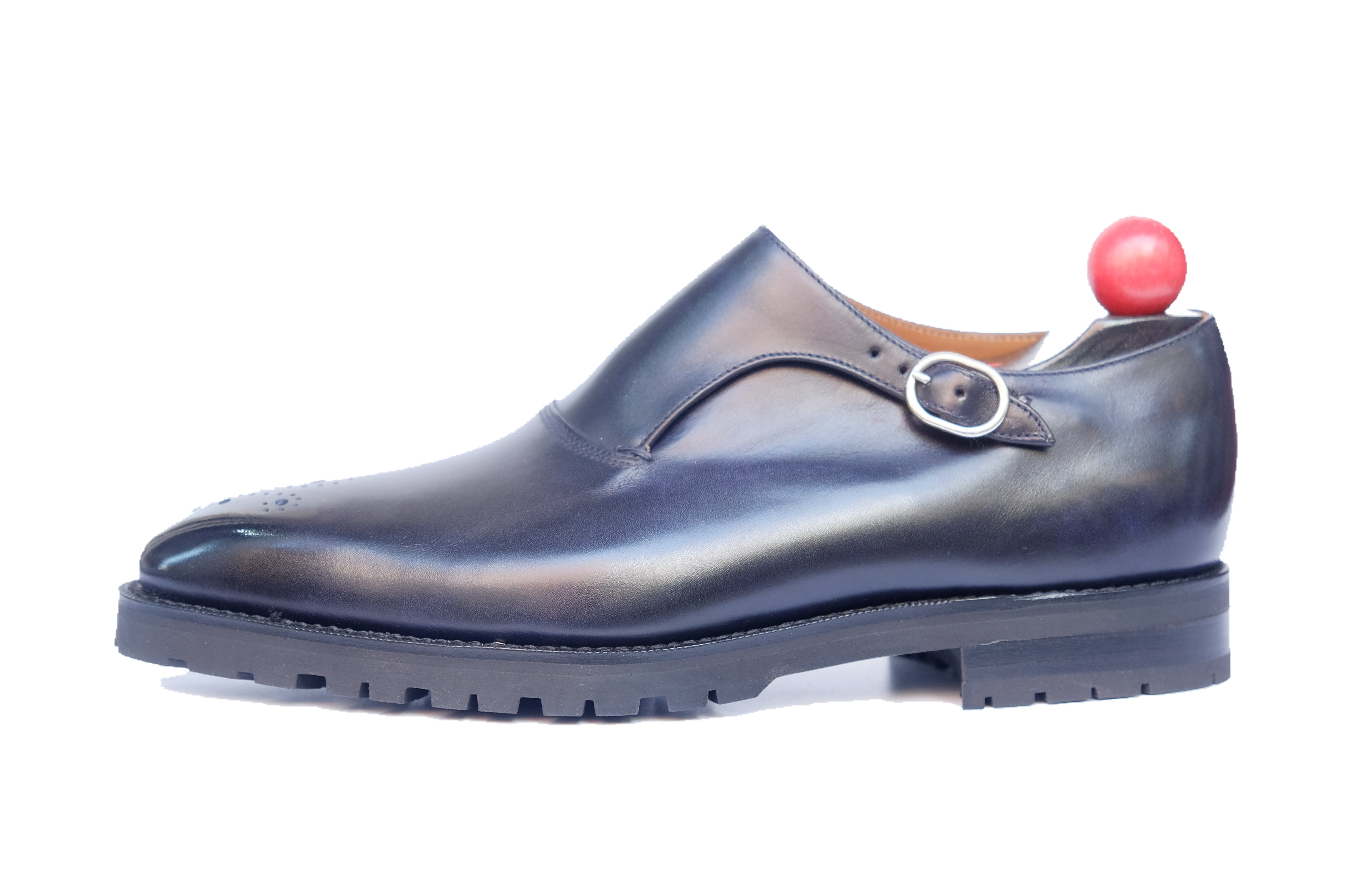 Martel - Navy Museum Calf: High-Quality Navy Museum Calf Leather Shoes for Distinguished Gentlemen.