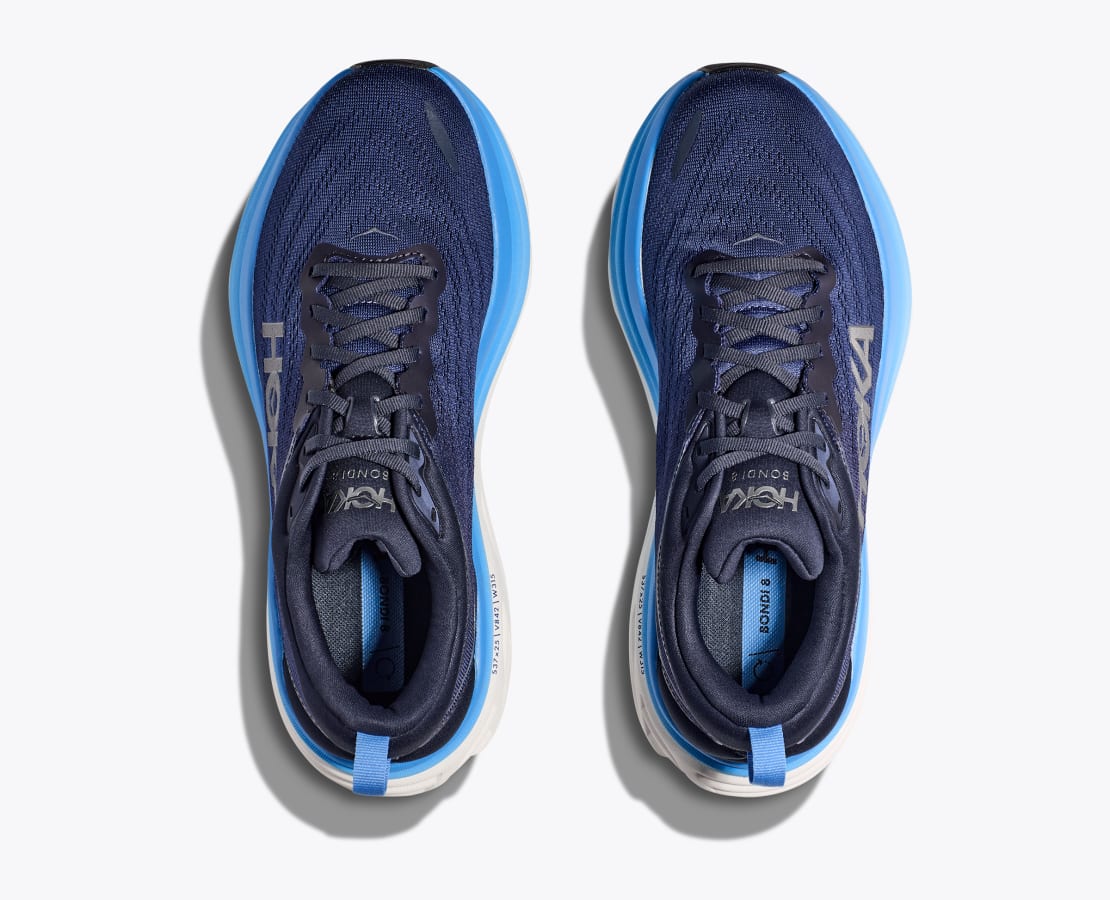 Men's Bondi 8 Outer Space/All Aboard - Hoka One One Bondi 8 Men's Running Shoes in Outer Space/All Aboard