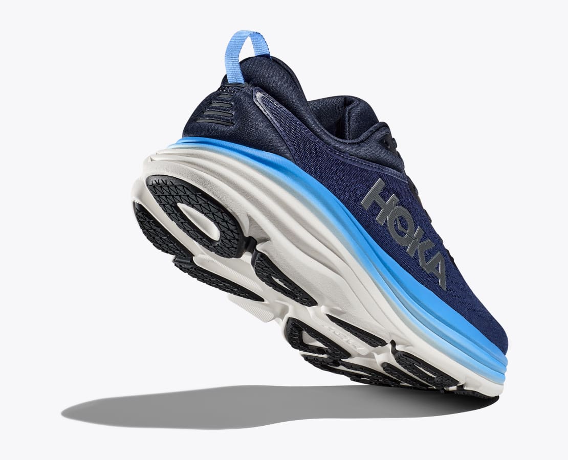 Men's Bondi 8 Outer Space/All Aboard - Hoka One One Bondi 8 Men's Running Shoes in Outer Space/All Aboard