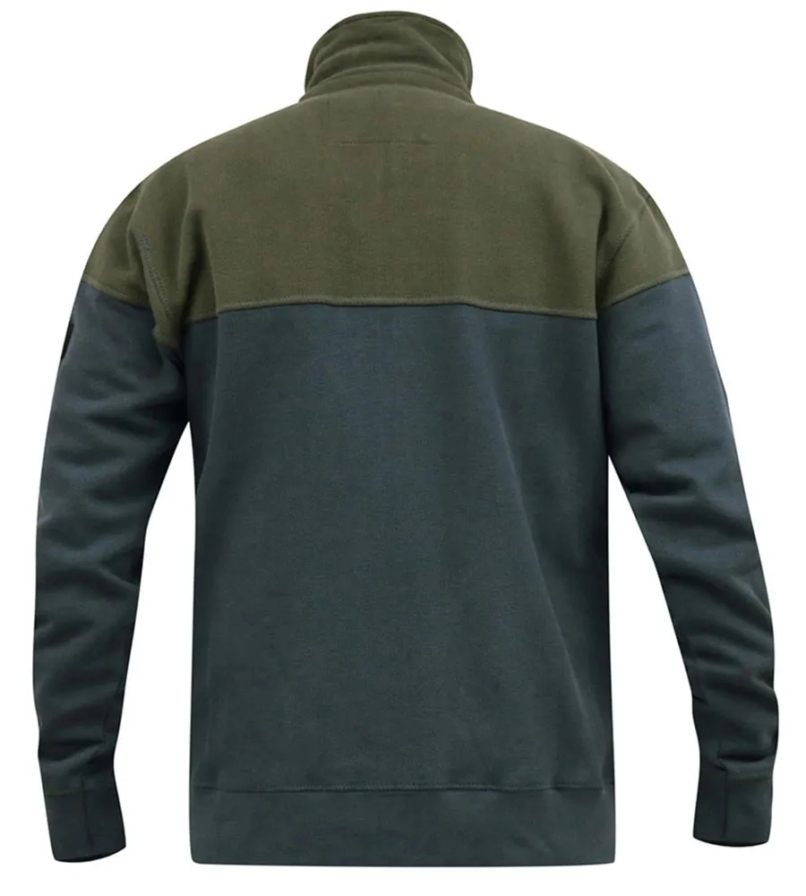 Men's Fleece Sweatshirt with Embroidery (DENHAM)