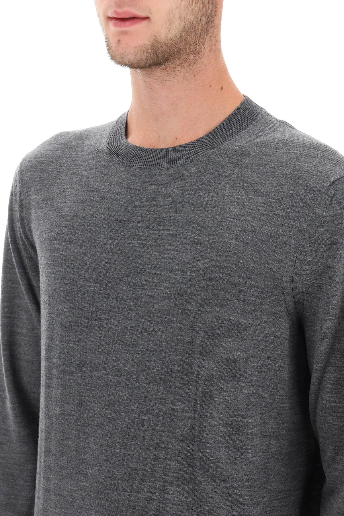 Round Neck Merino Wool Sweater